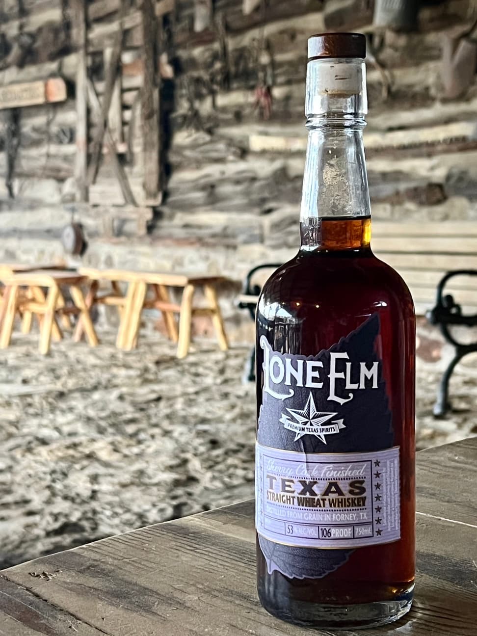Lone Elm Sherry Cask Finish Background