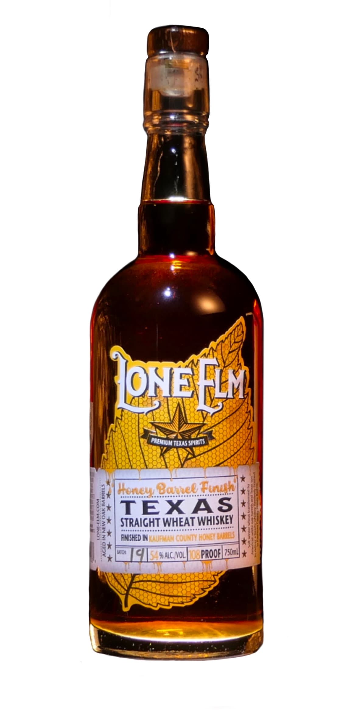 Lone Elm Honey Barrel Finish Front